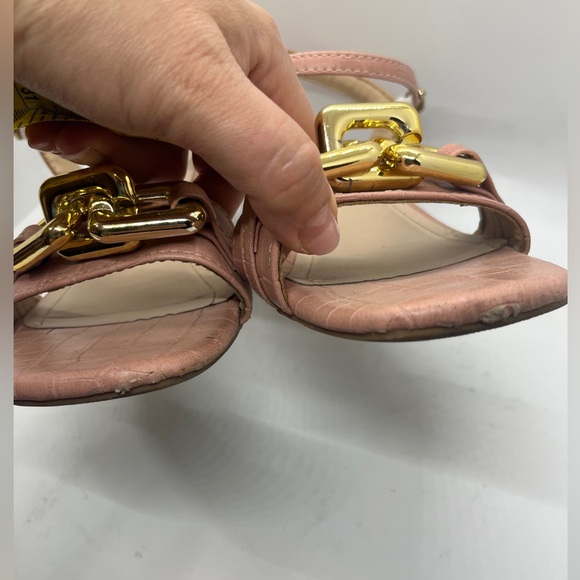 London Rag Women's Pink Ankle Strap Sandals size 9 - Picture 7 of 15